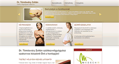 Desktop Screenshot of drtomosvary.hu